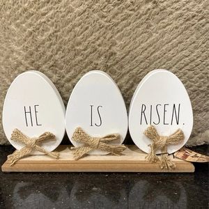 Rae Dunn HE IS RISEN Sign Easter